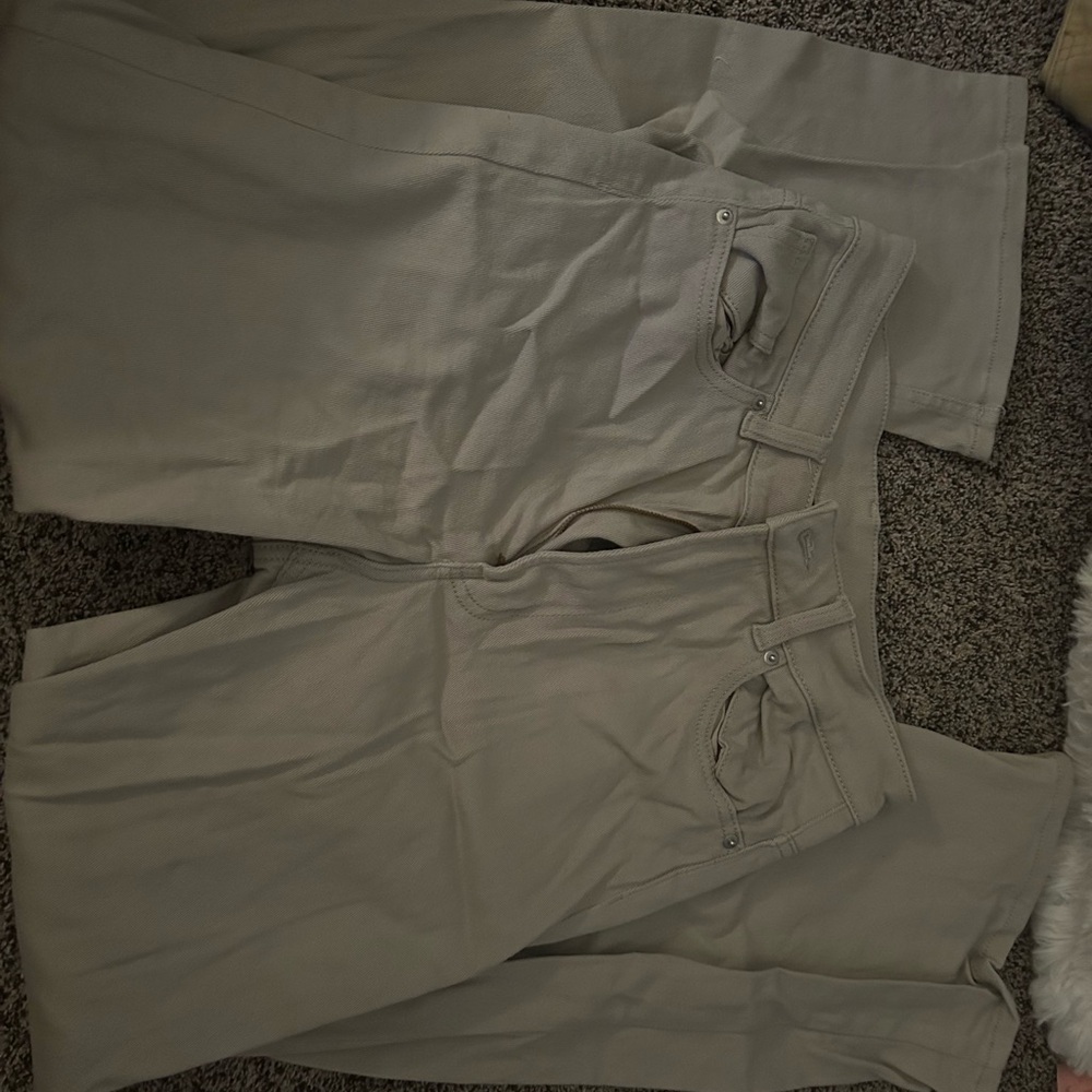 khaki h&m jeans